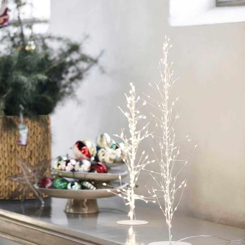 House Doctor Juletræ i ståltråd, Glow, Hvid - H60 cm