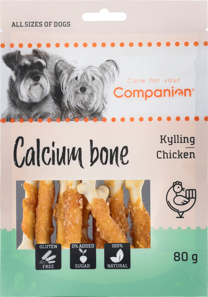 Companion - Kylling calcium ben, 80g