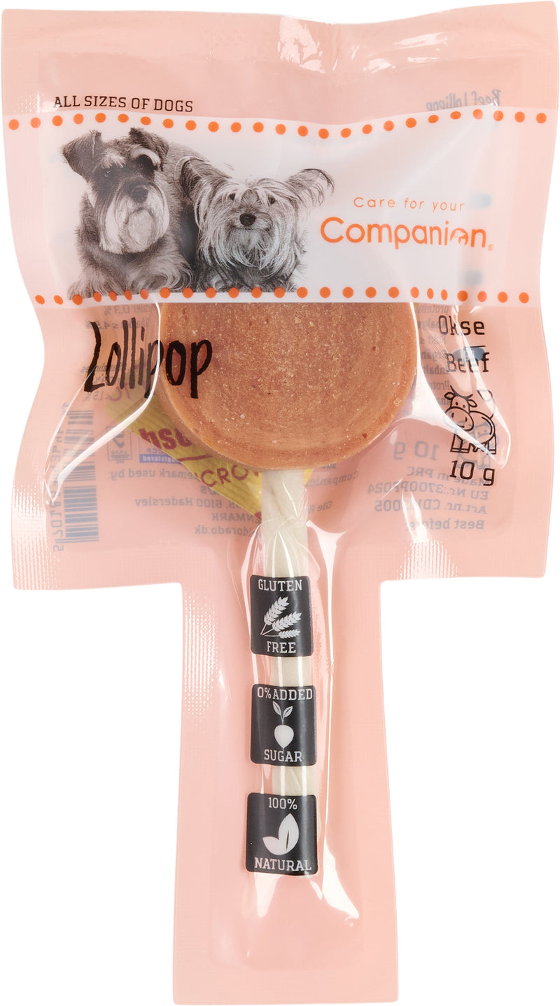 Companion Lollipop - Oksekød - 10g