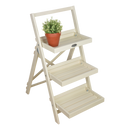 Esschert Design - Plantetrappe i hvid