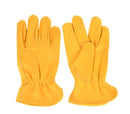Gule læder havehandsker i str. M og L fra Garden Life 