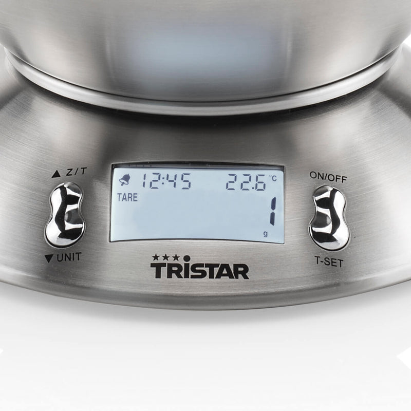 Tristar - Køkkenvægt KW-2436 - 5 kg, Rustfrit stål