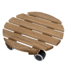 Esschert Design - Planterullevogn Natural Ø29 cm, indendørs