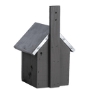 Garden Life - Redekasse til blåmejse i grå H31 cm