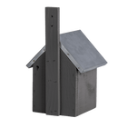 Garden Life - Redekasse til blåmejse i grå H31 cm