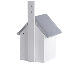 Garden Life - Redekasse til blåmejse i hvid H31 cm