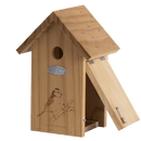 Garden Life - Redekasse til blåmejse i natur H26 cm