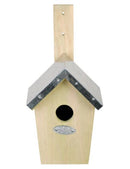 Grønlig fugle redekasse med zink tag til Gærdesmutter fra Garden Life