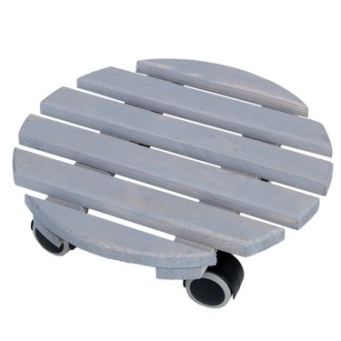 Esschert Design - Planterullevogn Grå Ø29cm, indendørs