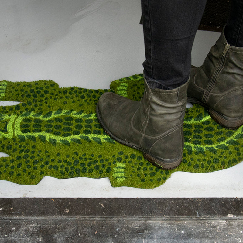 Esschert Design - Dørmåtte Krokodille 77x38 cm