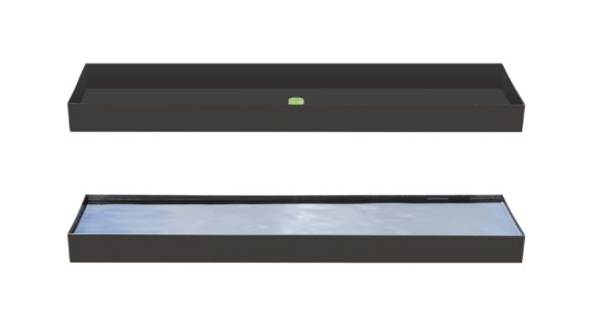 Esschert Design - Spejlbassin rektangulær 117,8x28 cm sort