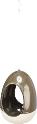 Trixie - Hængende vandskål til fugle, keramik, 150 ml/ø12x16cm, grøn