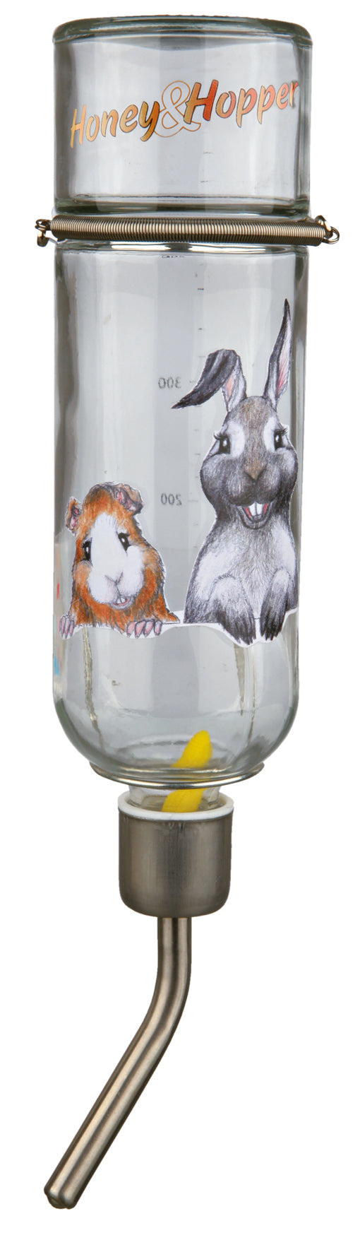 Trixie - Honey & Hopper drikkeflaske, Glas, 500 ml