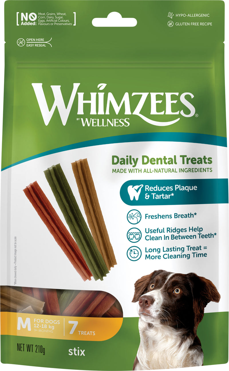 Whimzees - Stix M, 7 stk, 210 g WEEK MP