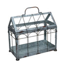 Mini drivhus/væksthus i metal fra Esschert Design i størrelsen 29x15x26 cm 