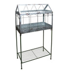 Mini drivhus/væksthus i metal på stander fra Esschert design