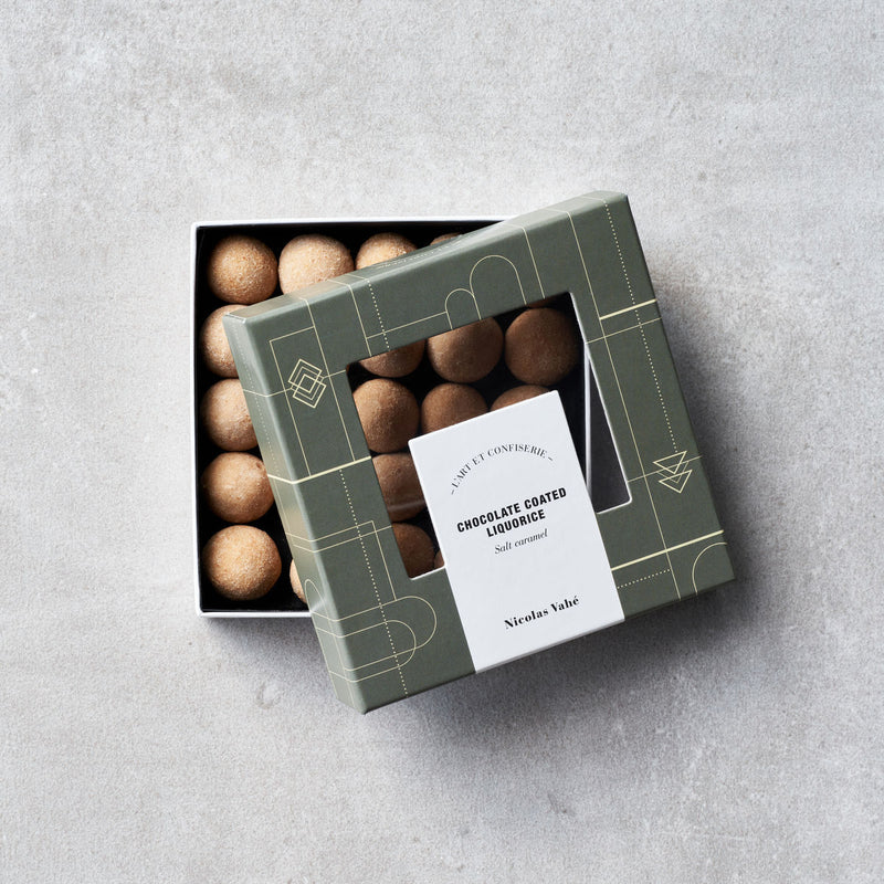 Nicolas Vahe - Chocolate coated liquorice, salt caramel 163g