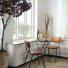 Trademark Living Diner spisebordsstol med quiltet lædersæde - Bolig og Haven