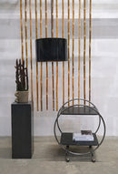 Trademark Living - Otto rullebord med marmorplader H84 cm