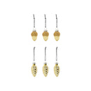 House Doctor - Julepynt, HDGlint, Guld 6 stk., H6 cm.