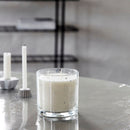 House Doctor - Lys i glas, Advent, Sølv Ø12 cm