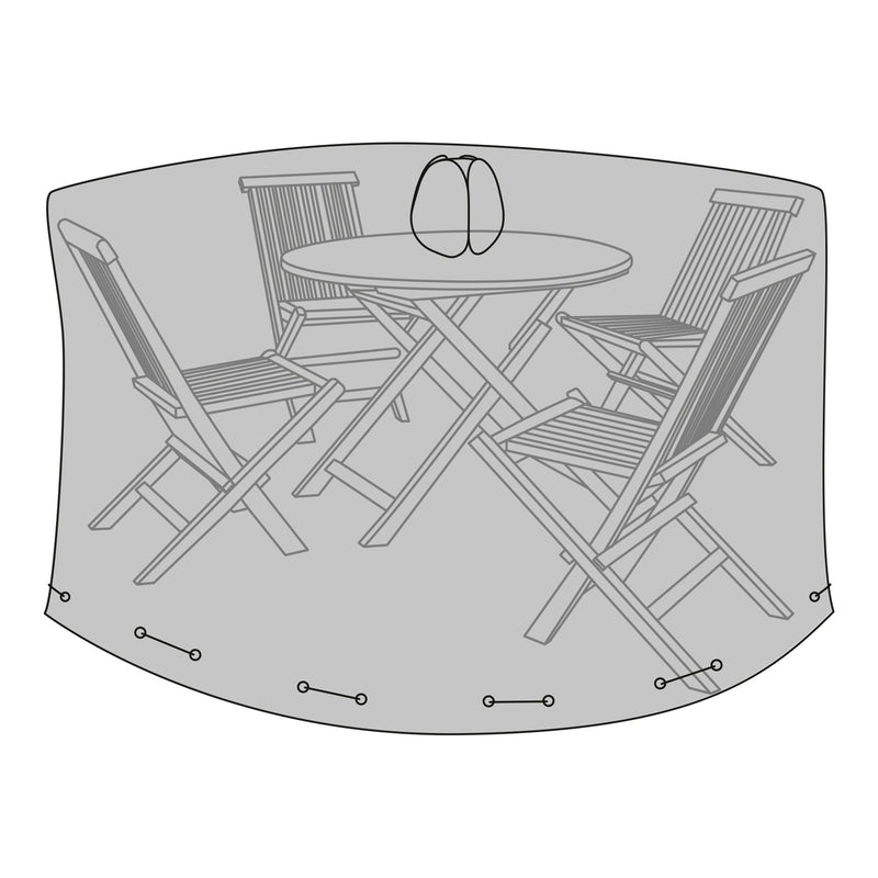 House Nordic - Luksus Overtræk - Passer til rundt bord med 4 stole