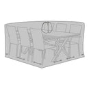 House Nordic - Luksus Overtræk - Til firkantet bord med 6 stole