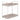 House Nordic - Rabo Stående Dobbelthylde – stål, sand – L30×D15×H31 cm - Bolig og Haven