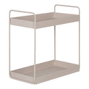 House Nordic - Rabo Stående Dobbelthylde – stål, sand – L30×D15×H31 cm