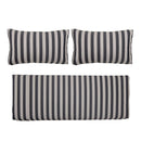 Bloomingville - Mundo Pudebetræk (Uden fyld), Sort, Polyester