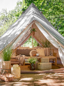 Bloomingville - Korfu Modul Sofa Venstre Hjørne, Natur, Bambus L77 cm