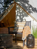 Bloomingville - Tilla Lanterne m/Glas, Sort, Bambus H40 cm