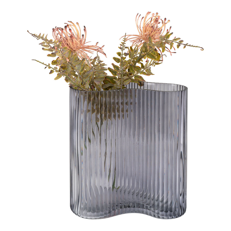 Glas Vase - Smoked H20 cm