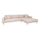 House Nordic - Lido Lounge Sofa højrevendt, sand HN1050