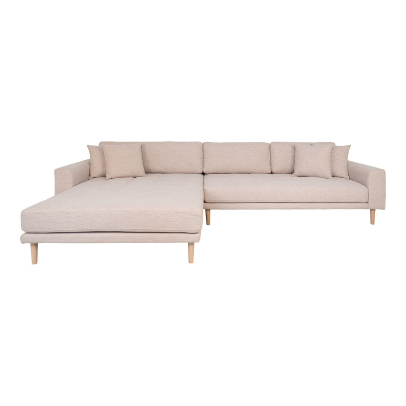 House Nordic - Lido Lounge Sofa venstrevendt, sand HN1050