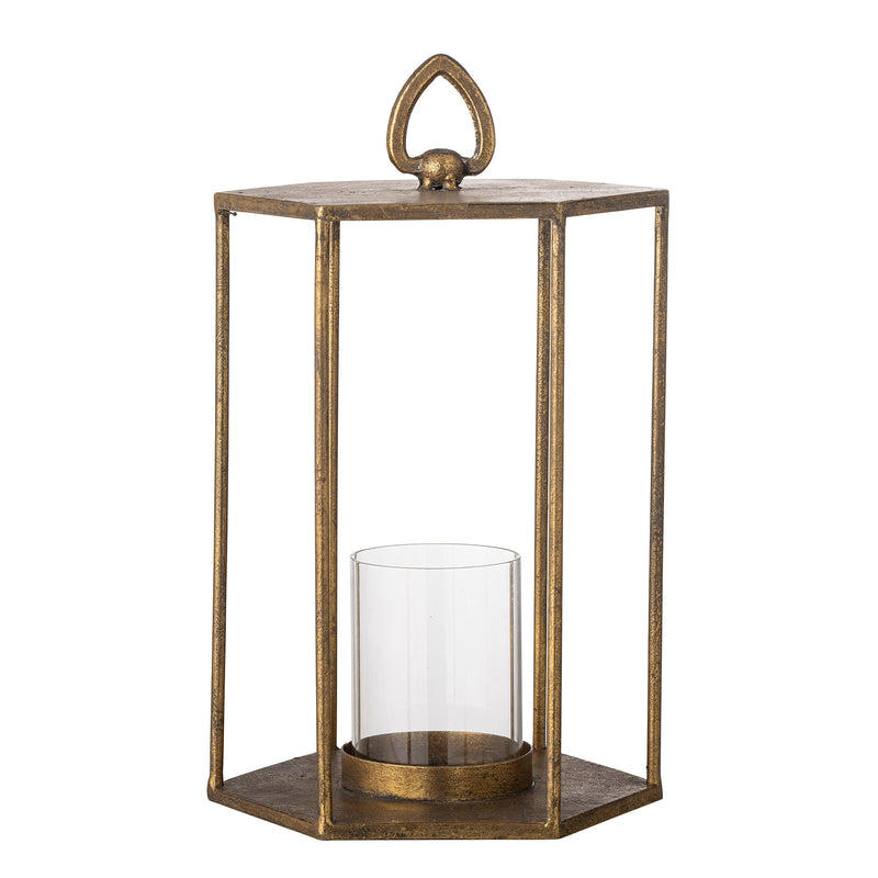 Creative Collection - Vanea Lanterne m/Glas, Brass, Metal H33 cm
