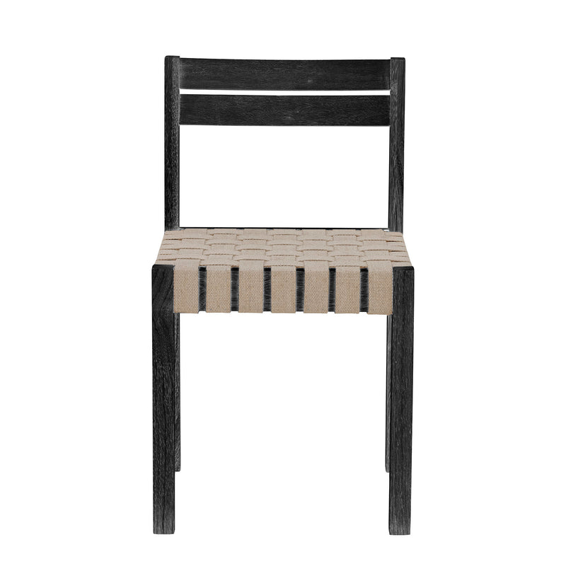 Bloomingville - Maron Spisebordsstol 1 stk., Sort, Gummitræ H76 cm
