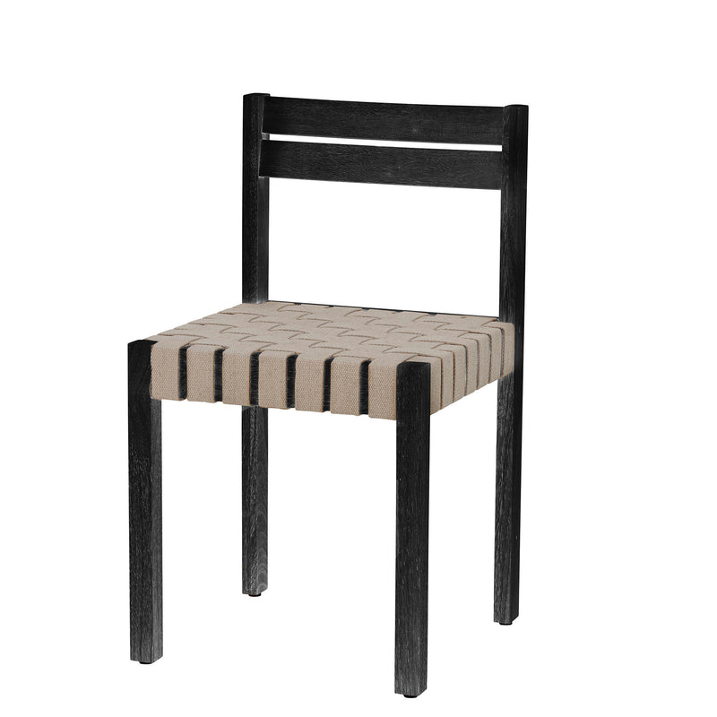 Bloomingville - Maron Spisebordsstol 1 stk., Sort, Gummitræ H76 cm