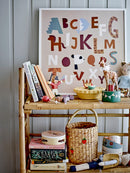 Bloomingville MINI - Memmo Illustration med ramme, Hvid, Fyr 52x52 cm