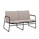 Bloomingville - Hampton Sofa, Sort, Metal L125 cm