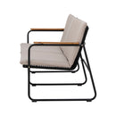 Bloomingville - Hampton Sofa, Sort, Metal L125 cm