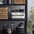 House Doctor - Opbevaringskurv, Store, Brunstribet H20 cm