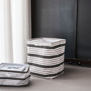 House Doctor - Opbevaringskurv, Store, Brunstribet H50 cm