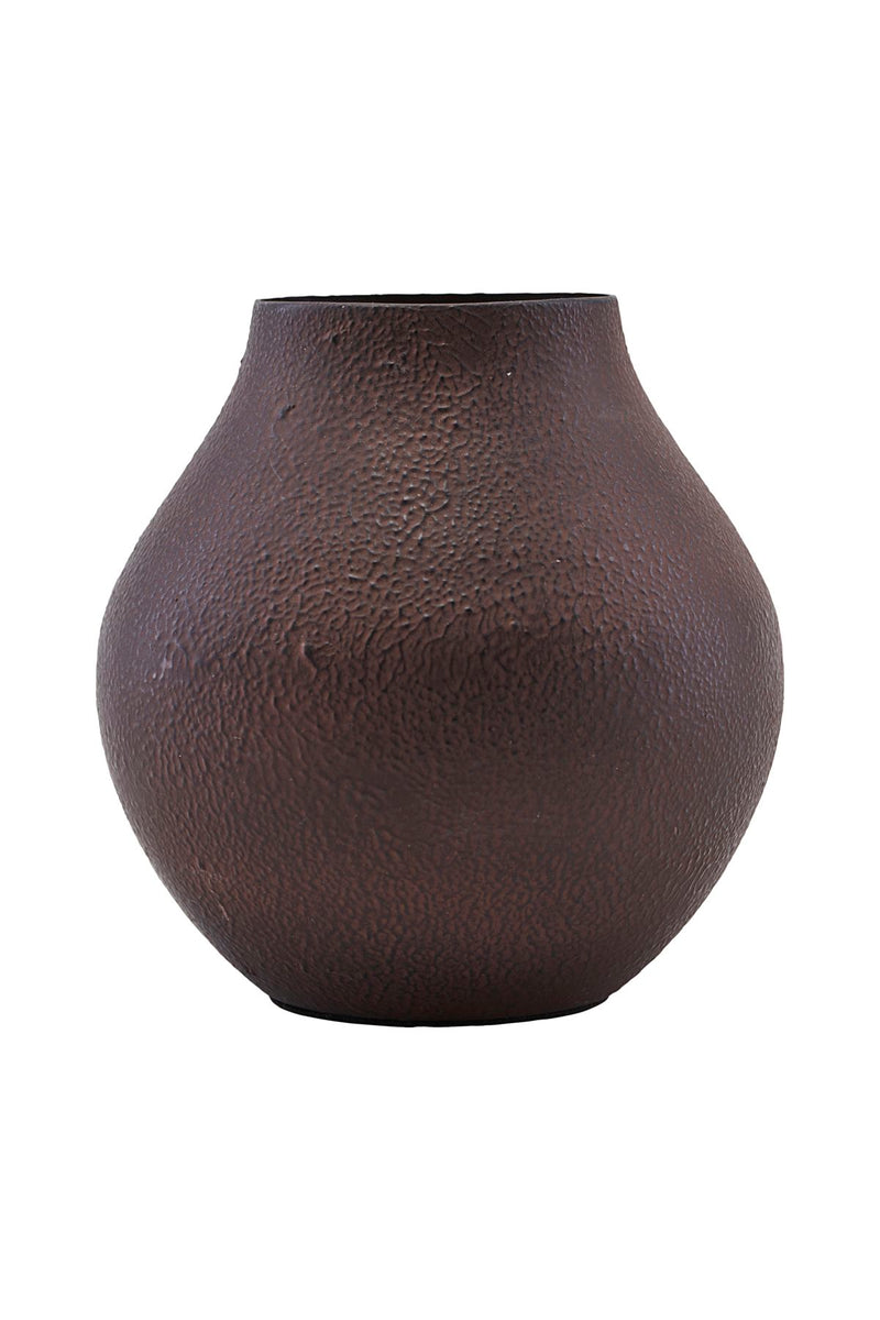 Den brune Kojo vase fra House Doctor i størrelsen H12 x Ø6,2 cm 